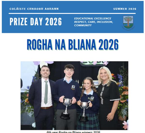 Prize Day Newsletter 2026