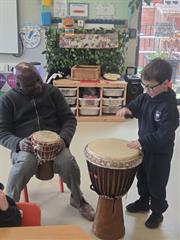 Djembe Drumming with Fr. Gus