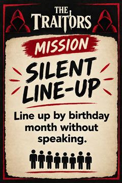 Mission 4: Silent Line-Up