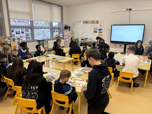 Buddy Reading- Junior Infants and Sixth Class