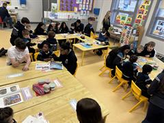 Buddy Reading- Junior Infants and Sixth Class