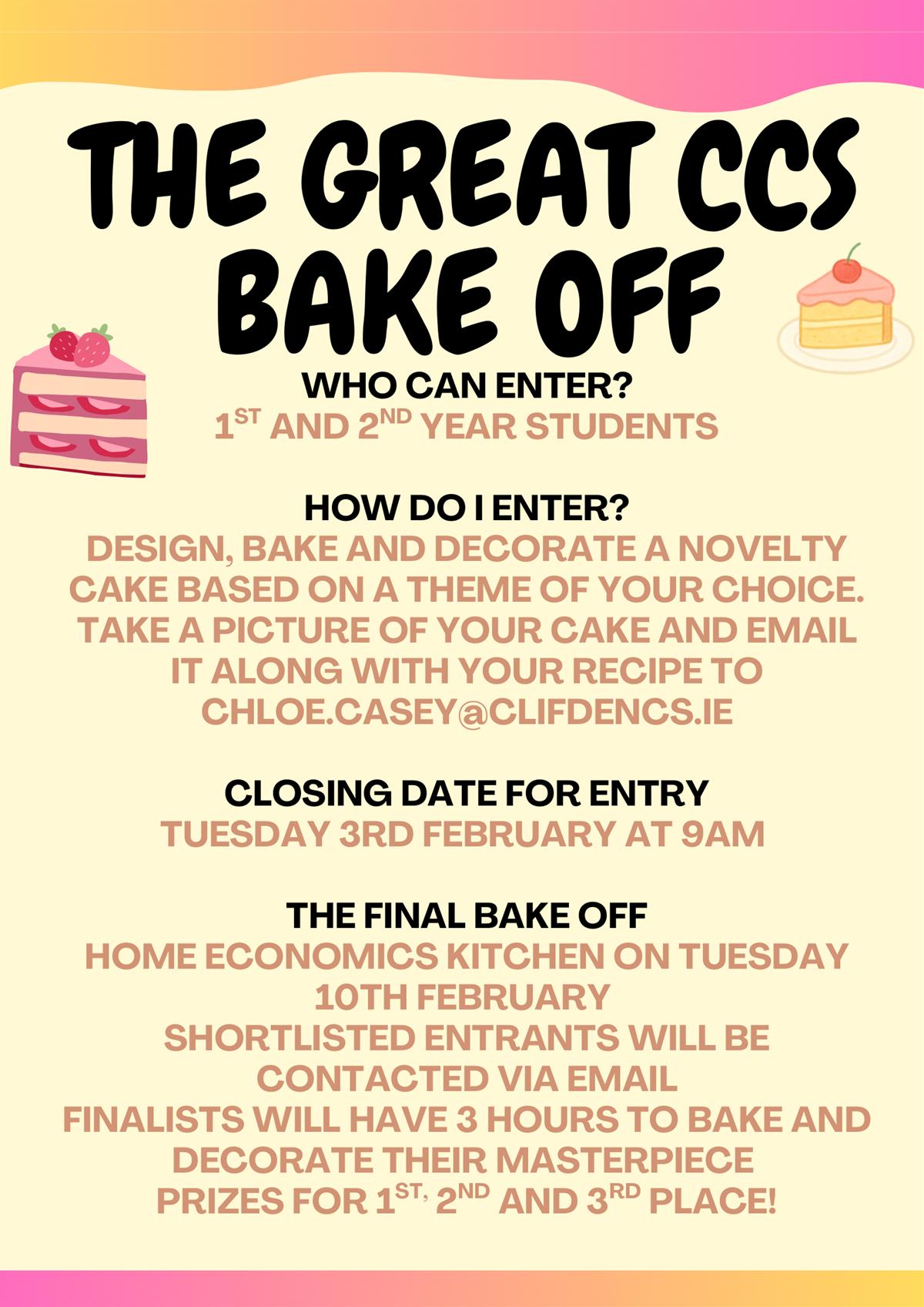 CCS Bake Off