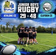 Junior boys rugby