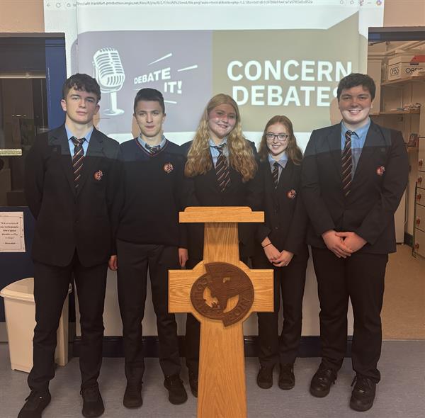 Coláiste Eoin Debate Team Impress in All-Ireland Concern Debates
