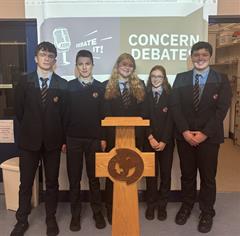 Coláiste Eoin Debate Team Impress in All-Ireland Concern Debates
