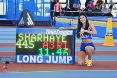 Milana Sharhayeu - U16 National Indoor Triple Jump - Gold