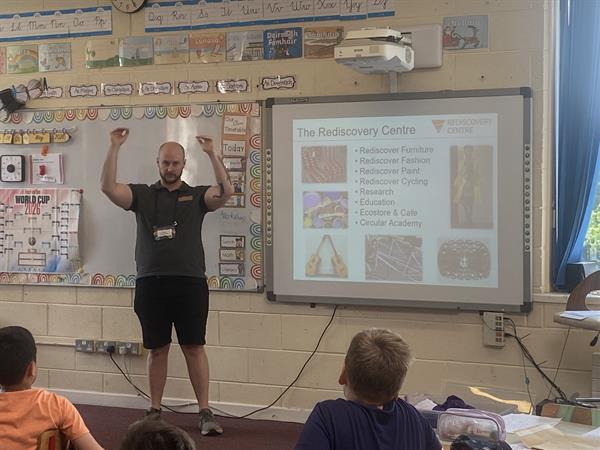 Fast Fashion Workshops in 4th Classes
