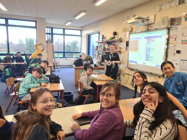 Microsoft Dream Space Visit to 5th Class