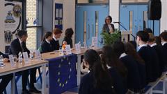 Greystones Community College hosts Official Government visit to mark Europe Day