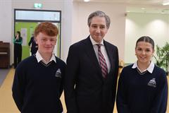 Greystones Community College hosts Official Government visit to mark Europe Day