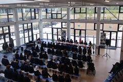 Greystones Community College hosts Official Government visit to mark Europe Day