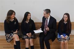 Greystones Community College hosts Official Government visit to mark Europe Day