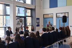 Greystones Community College hosts Official Government visit to mark Europe Day