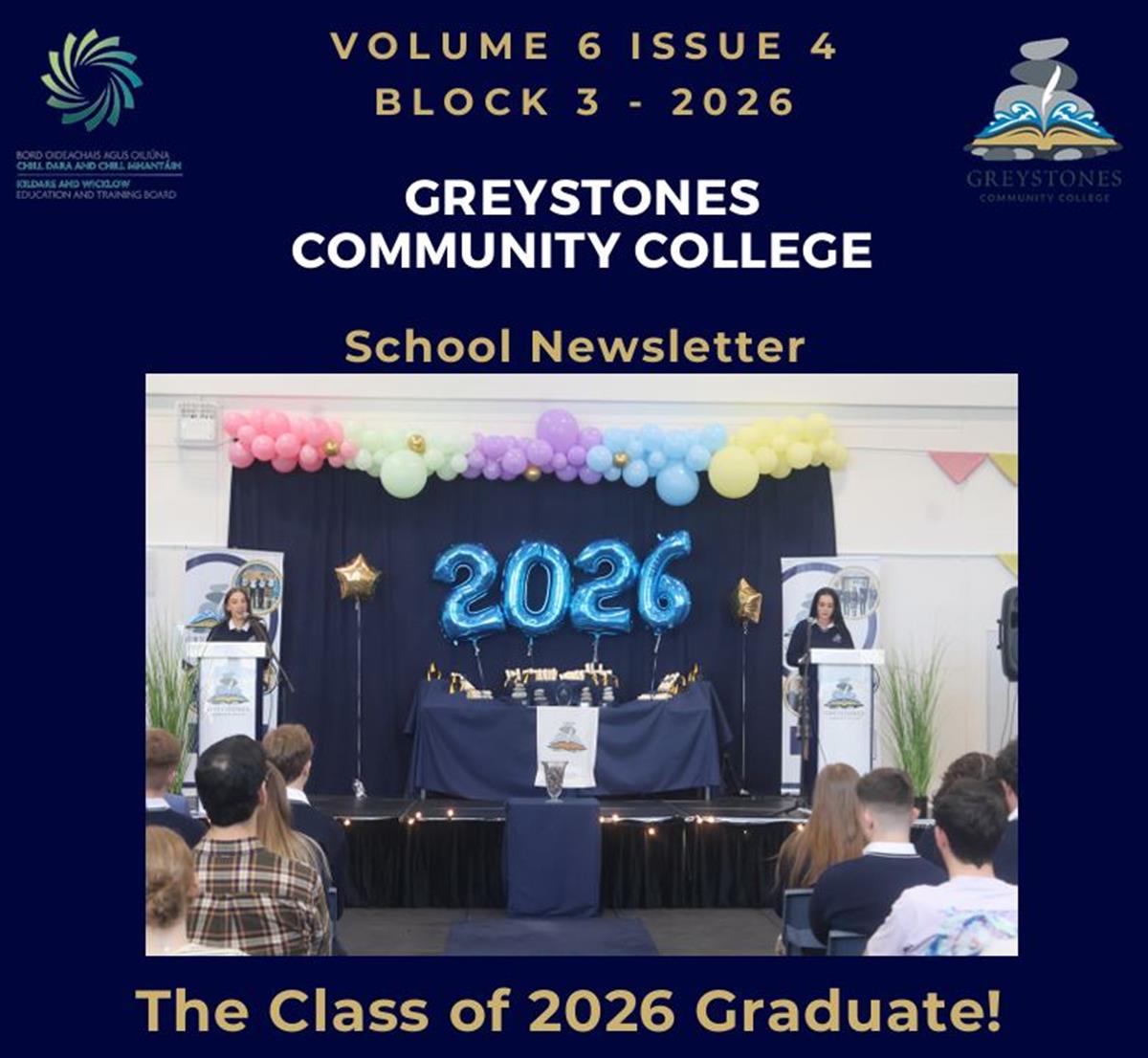 Greystones Community College Newsletter - Volume 6 Issue 3