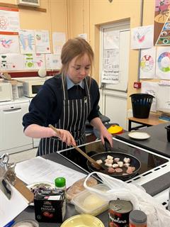 3rd years cooking up a storm in the Home Economics room