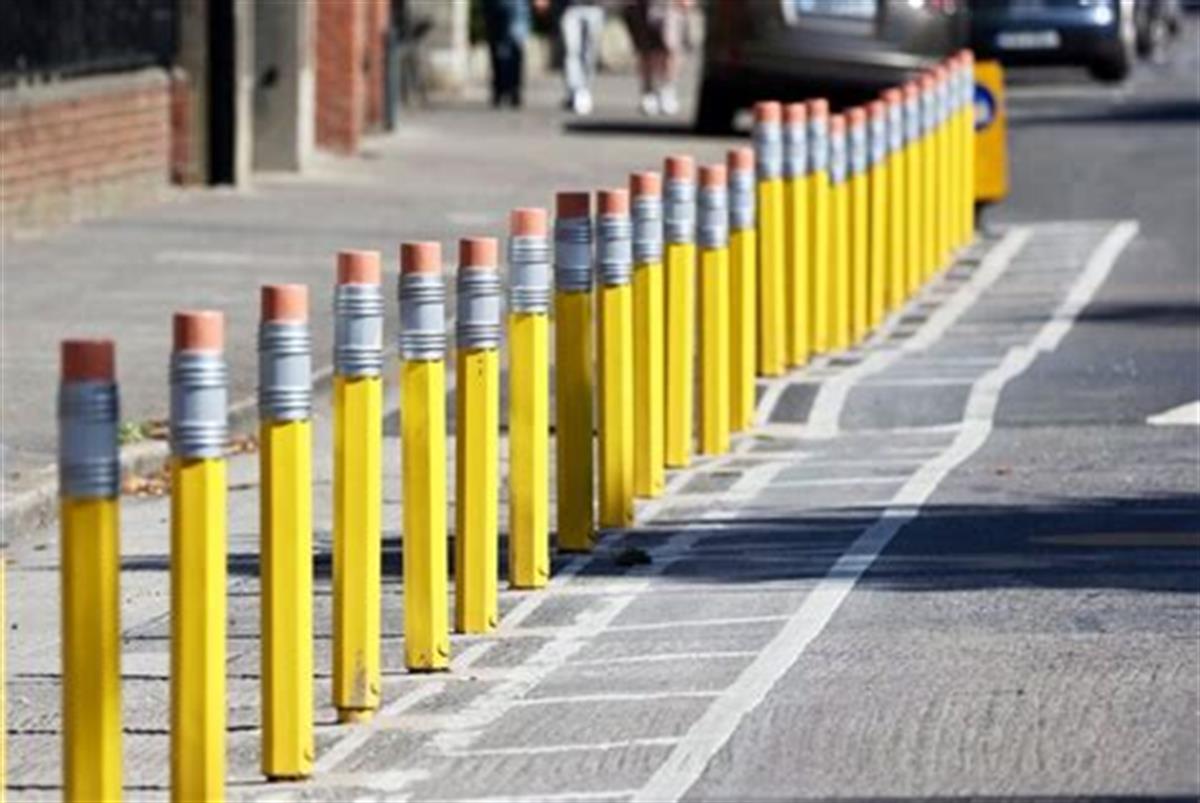 Pencil Bollards Installation