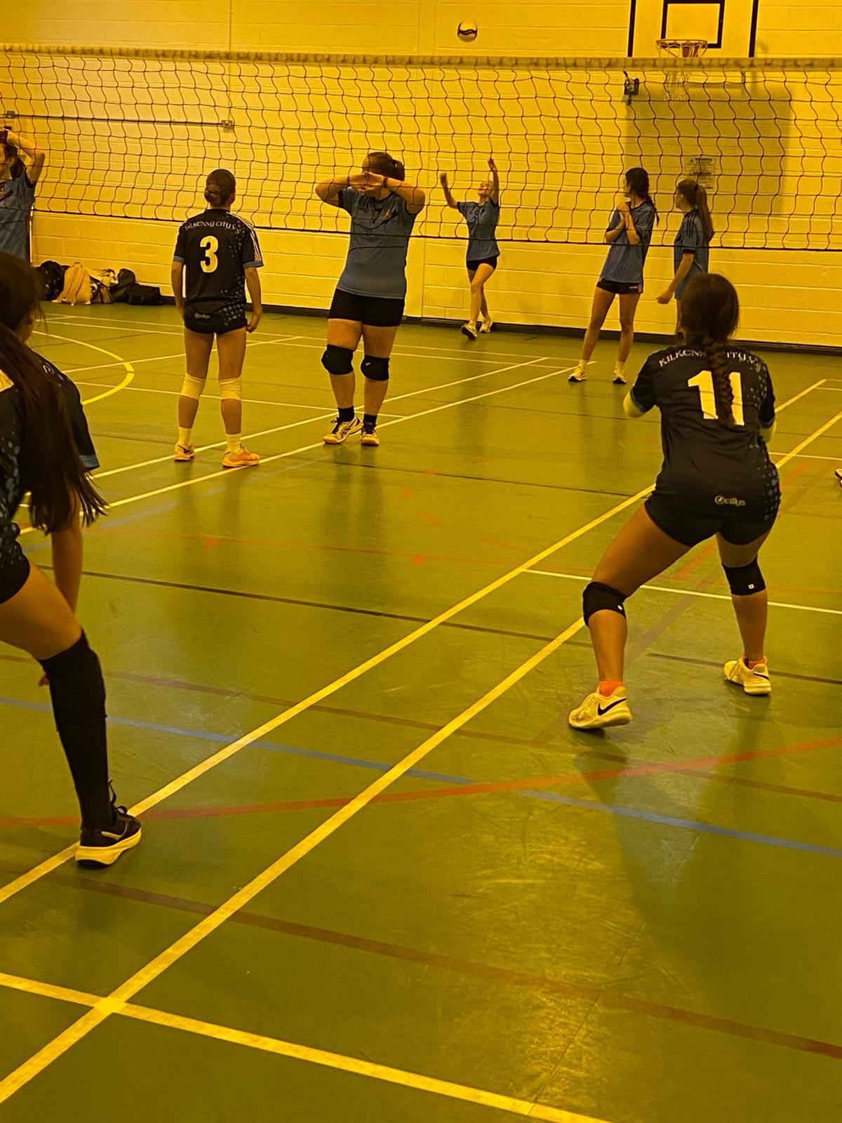 Senior A girls volleyball team