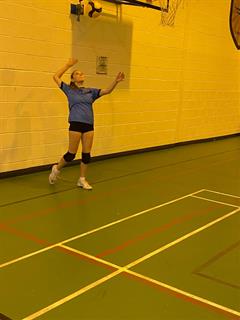 Senior A girls volleyball team