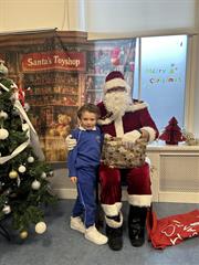 A visit from Santa Claus