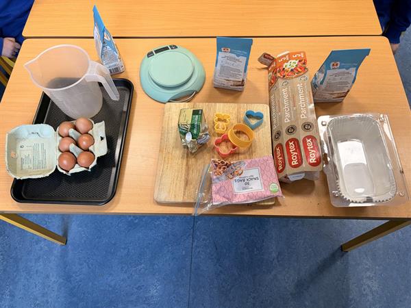 Making biscuits in Senior Infants