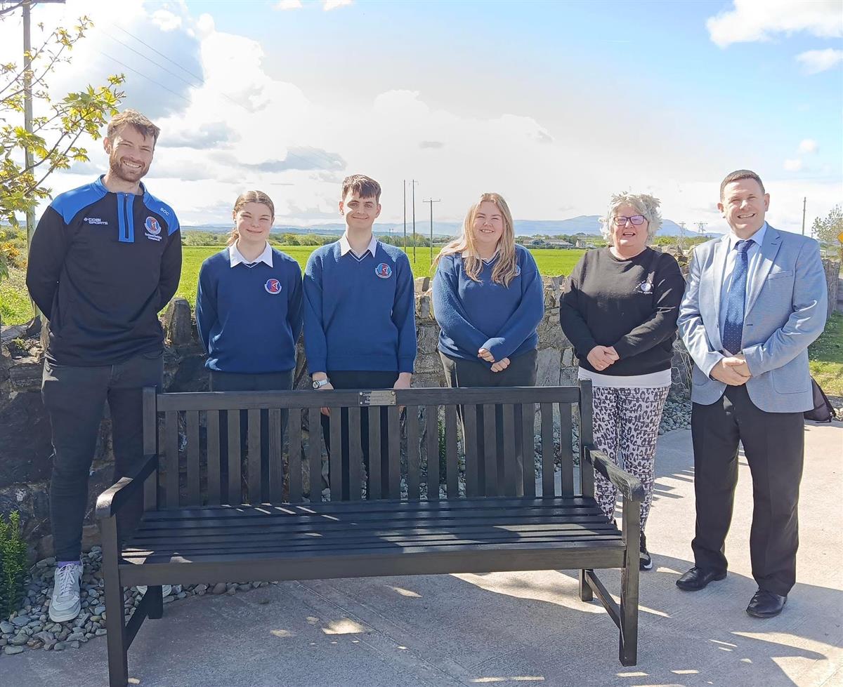 Bench gifted to community by Student Council