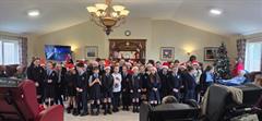 Hollybush Choir sings at Owen Mor Care Home