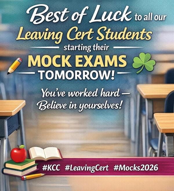Best of Luck in the Mocks!!
