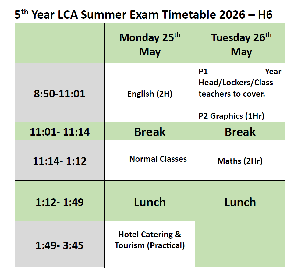 5th Year LCA Summer Exam Timetable.png