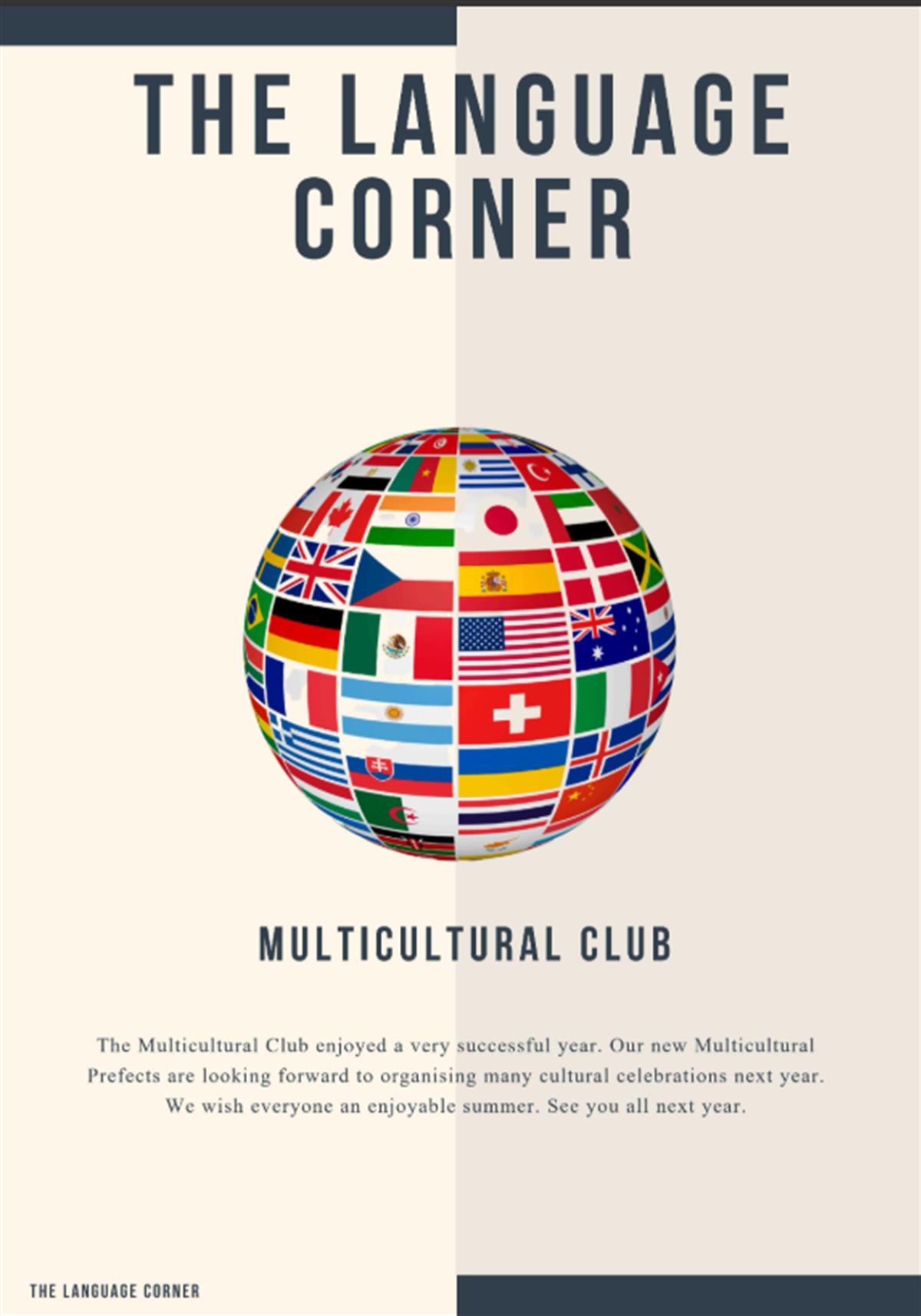 Summer Edition of Multicultural Newsletter