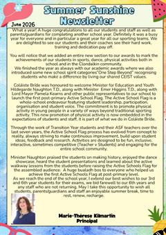 Summer Newsletter