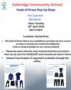 Code of Dress Pop Up Shop