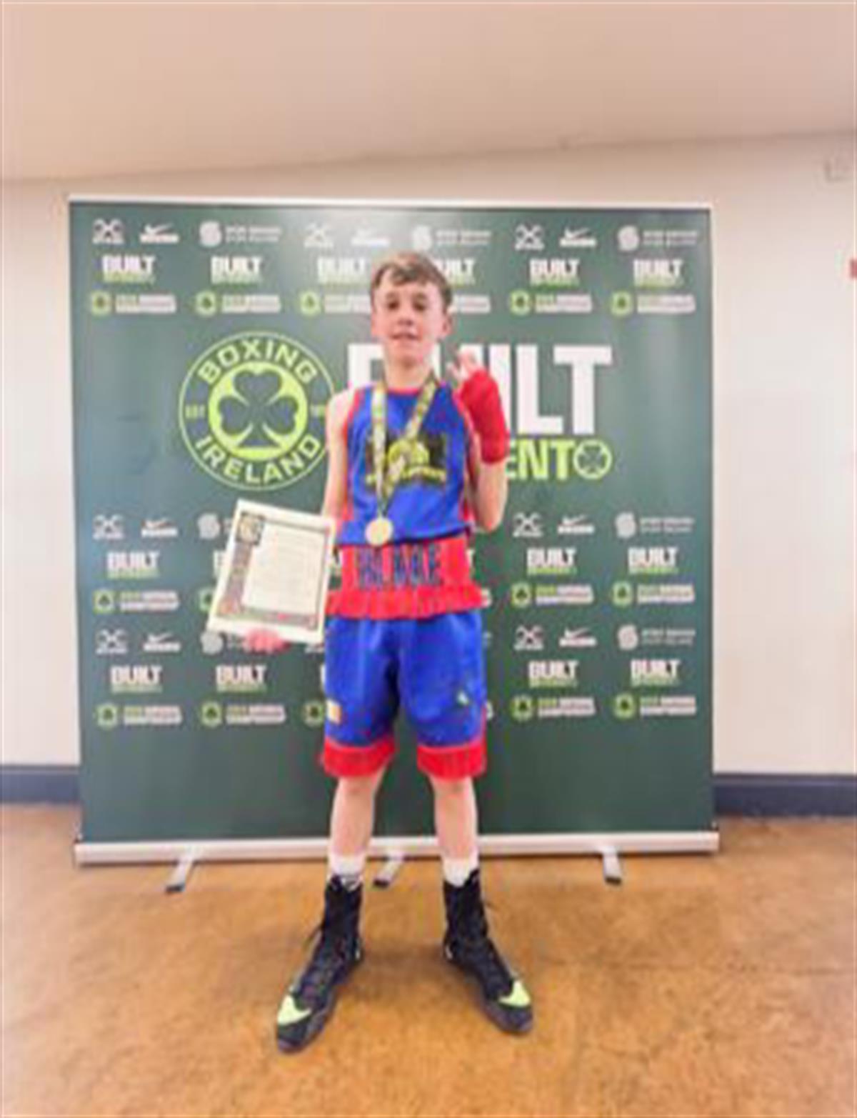 Three times Irish Champion - Blake Fegan