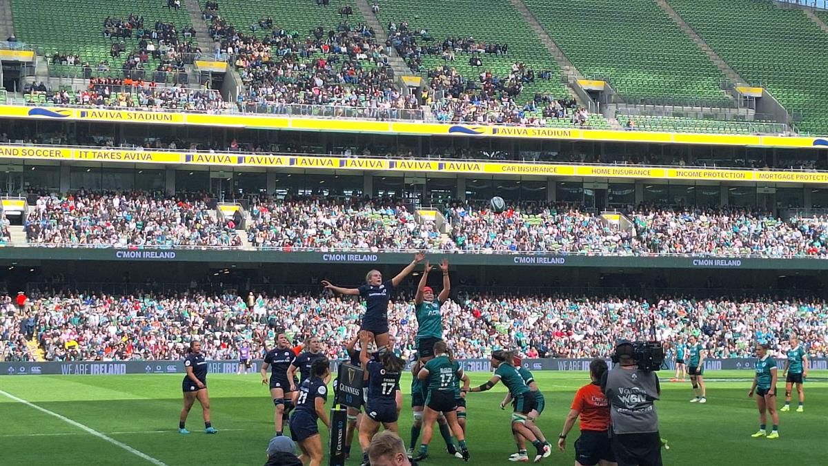 MSCC attend Ireland's win in the Aviva