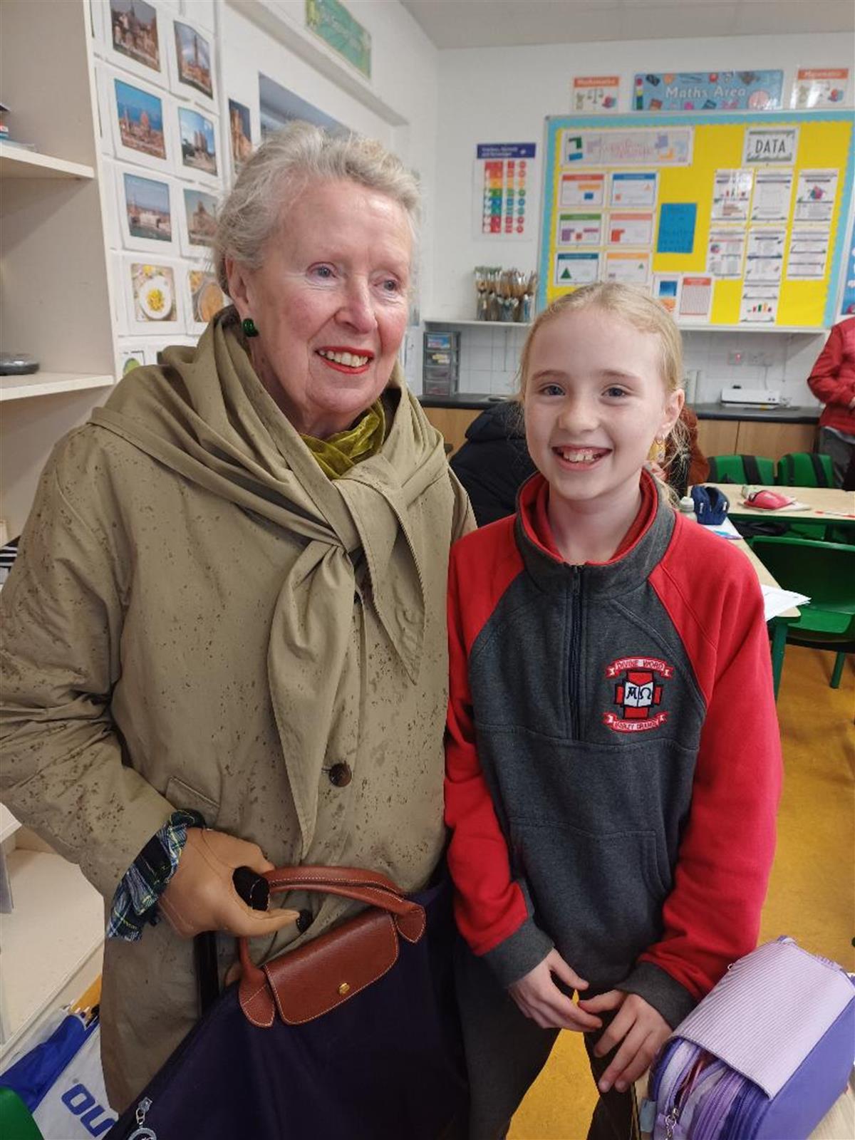 Grandparents Day in Ms. Gallaher's Rang a 5