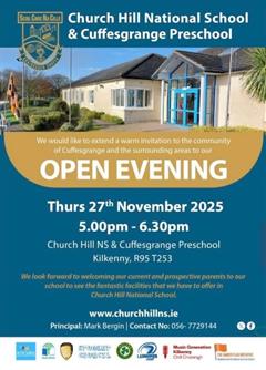 Open Evening at Church Hill NS