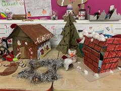 Recycled Christmas decorations competition