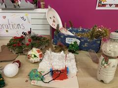 Recycled Christmas decorations competition