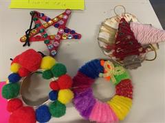 Recycled Christmas decorations competition