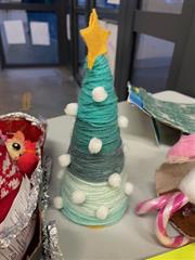 Recycled Christmas decorations competition