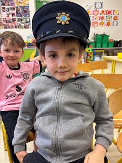 Visit from Garda Maria to Junior Infants!