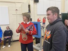 Sugarloaf Lions Club and Bank of Ireland donations