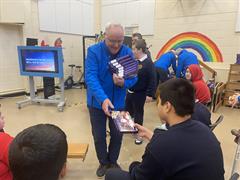 Sugarloaf Lions Club and Bank of Ireland donations