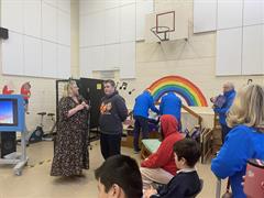 Sugarloaf Lions Club and Bank of Ireland donations