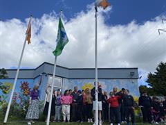 From Rainwater to Runway: Celebrating Our New Green Flag!