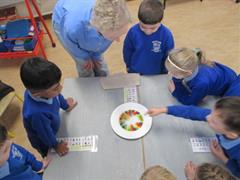 Colour Mixing Skittles