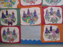 Our beautiful advent wreaths