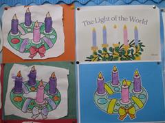 Our beautiful advent wreaths