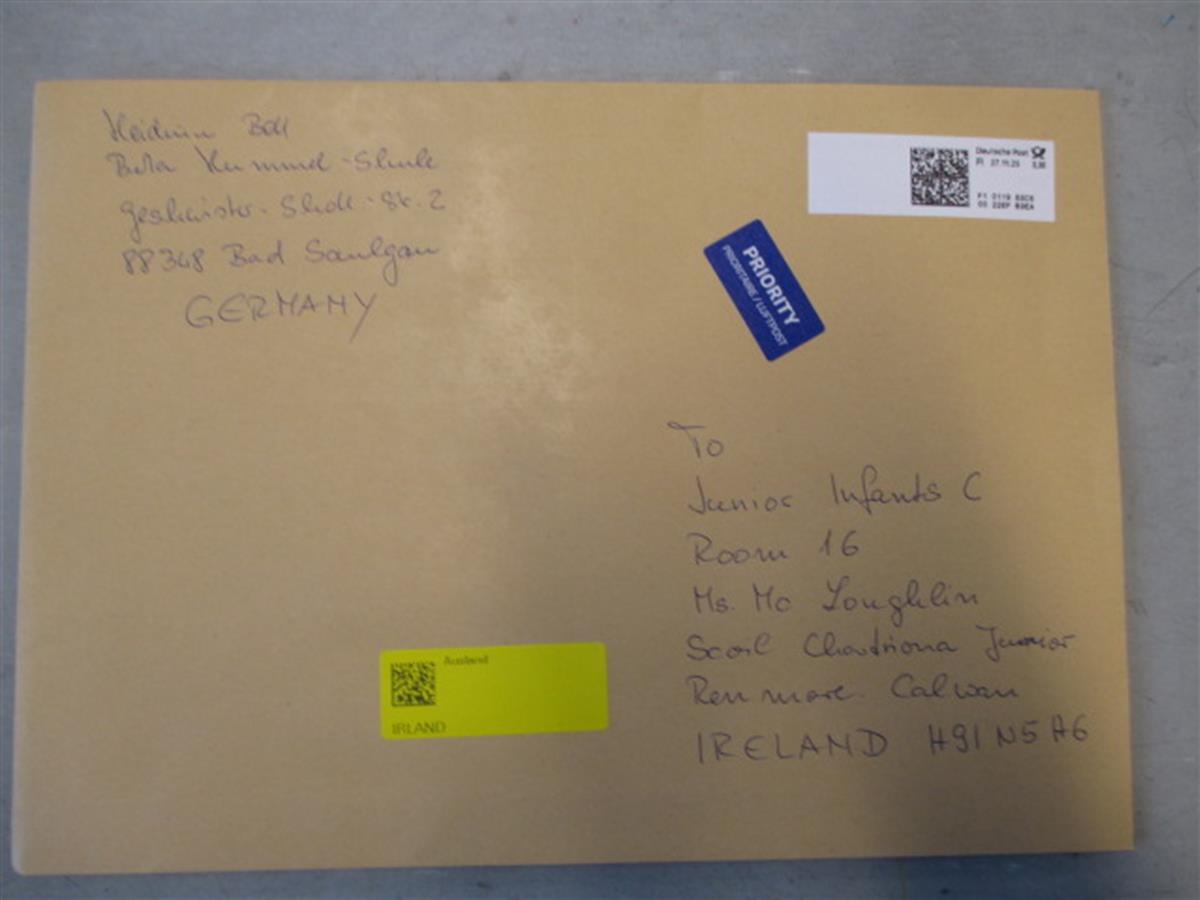 Reply from Germany