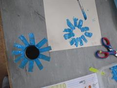 Toilet Roll Flower Prints