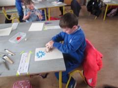 Toilet Roll Flower Prints